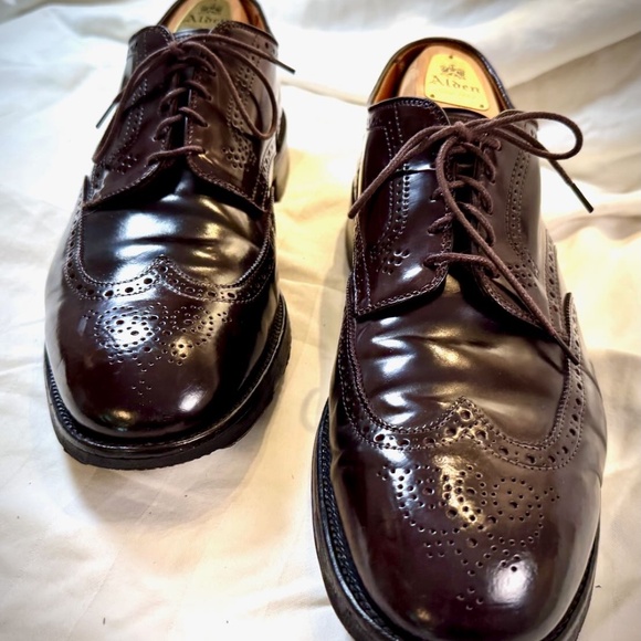 RARE-Alden Wing Tip Bal Oxford - Color 8 - Commando Soles - Size 13 - Picture 4 of 16